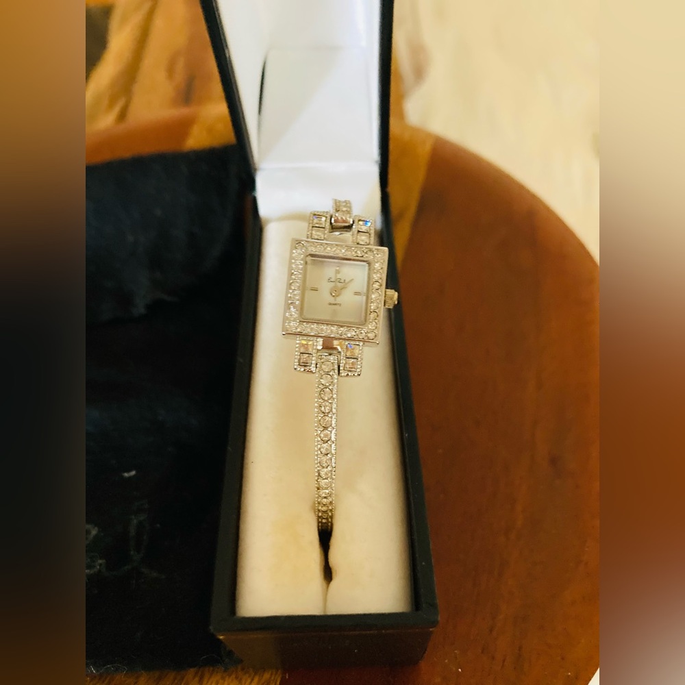 Erwin Pearl Rhinestone Women's Watch